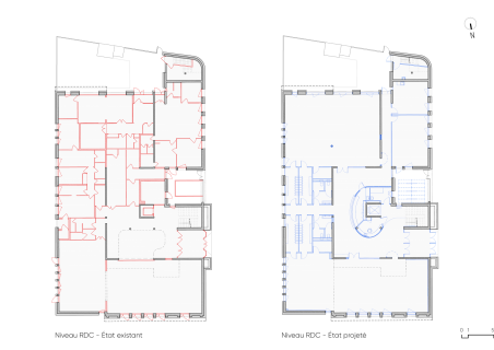 Réhabilitation de la maison de quartier de l’Agiot